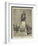 Melbourne Illustrated, Monument to Burke and Wills, the Explorers, Collins Street-null-Framed Giclee Print