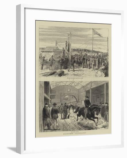Melbourne Illustrated-John Charles Dollman-Framed Giclee Print