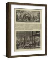 Melbourne Illustrated-null-Framed Giclee Print