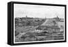 Melbourne Looking East, Victoria, Australia, 1886-null-Framed Stretched Canvas