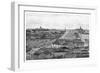Melbourne Looking East, Victoria, Australia, 1886-null-Framed Giclee Print