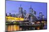 Melbourne Skyline at Dusk-FiledIMAGE-Mounted Photographic Print