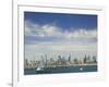 Melbourne Skyline Seen from the St. Kilda Pier-Jon Hicks-Framed Photographic Print