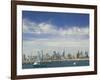 Melbourne Skyline Seen from the St. Kilda Pier-Jon Hicks-Framed Photographic Print