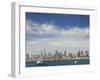 Melbourne Skyline Seen from the St. Kilda Pier-Jon Hicks-Framed Photographic Print