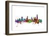 Melbourne Skyline-Michael Tompsett-Framed Premium Giclee Print