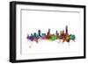 Melbourne Skyline-Michael Tompsett-Framed Premium Giclee Print