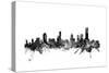 Melbourne Skyline-Michael Tompsett-Stretched Canvas