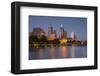 Melbourne Southbank Panorama-null-Framed Art Print