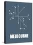 Melbourne Subway Map I-null-Stretched Canvas