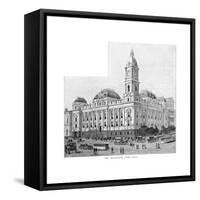 Melbourne Town Hall, Victoria, Australia, 1886-null-Framed Stretched Canvas