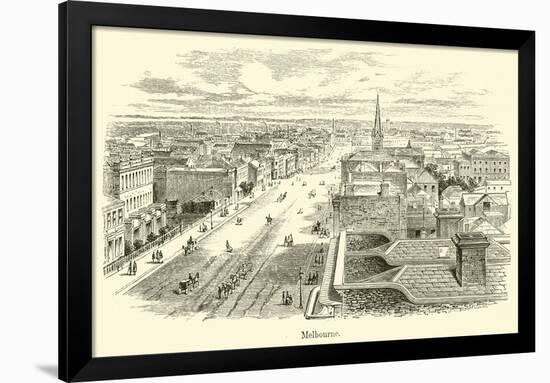 Melbourne-null-Framed Giclee Print