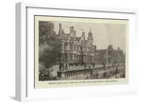 Melchet Court, Hants, Where Mr and Mrs Stanley are Spending their Honeymoon-null-Framed Giclee Print