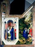 The Presentation at the Temple and the Flight into Egypt, 1394-1399-Melchior Broederlam-Framed Stretched Canvas