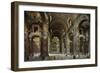 Melchior De Polignac Visiting St. Peter's Basilica in Rome by Giovanni Paolo Pannini-null-Framed Giclee Print