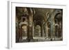 Melchior De Polignac Visiting St. Peter's Basilica in Rome by Giovanni Paolo Pannini-null-Framed Giclee Print