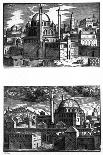 Mosques of Constantinople, 1570-Melchior Lorck-Stretched Canvas