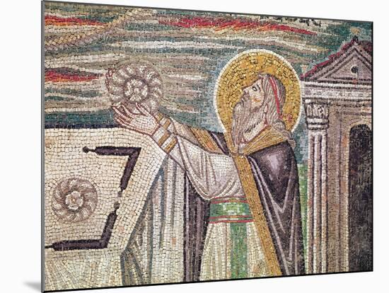 Melchisedech Offers Bread at the Altar, Detail of the Lunette-Byzantine-Mounted Giclee Print