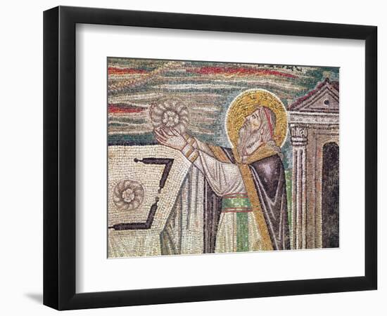 Melchisedech Offers Bread at the Altar, Detail of the Lunette-Byzantine-Framed Premium Giclee Print