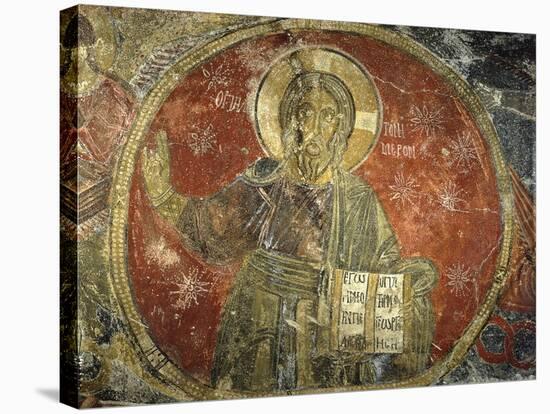 Melchizedek, Called the Ancient of Days, Fresco, 1196-null-Stretched Canvas