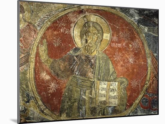 Melchizedek, Called the Ancient of Days, Fresco, 1196-null-Mounted Art Print