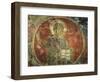 Melchizedek, Called the Ancient of Days, Fresco, 1196-null-Framed Art Print