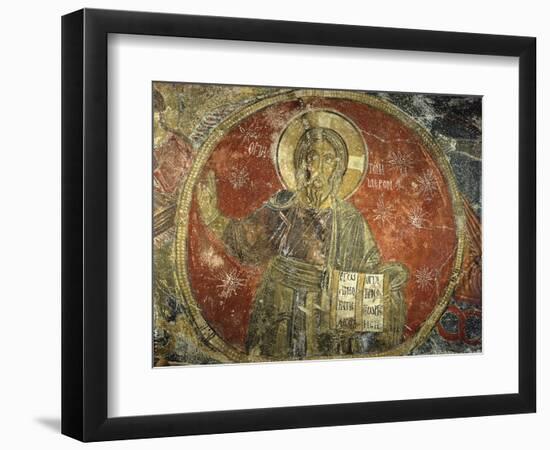 Melchizedek, Called the Ancient of Days, Fresco, 1196-null-Framed Art Print