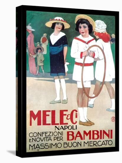 Mele Clothes for Children-Leopoldo Metlicovitz-Stretched Canvas