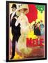 Mele Fashioned Couple Attract Old and Young People-Aldo Mazza-Framed Art Print