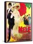 Mele Fashioned Couple Attract Old and Young People-Aldo Mazza-Framed Stretched Canvas