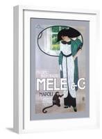 Mele Gown and a Small Monkey-Aleardo Terzi-Framed Art Print