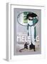 Mele Gown and a Small Monkey-Aleardo Terzi-Framed Art Print