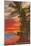 Mele Kalikimaka, Sunset on Lagoon-null-Mounted Art Print