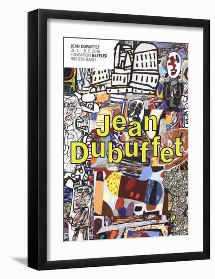 Mele Moments-Jean Dubuffet-Framed Art Print