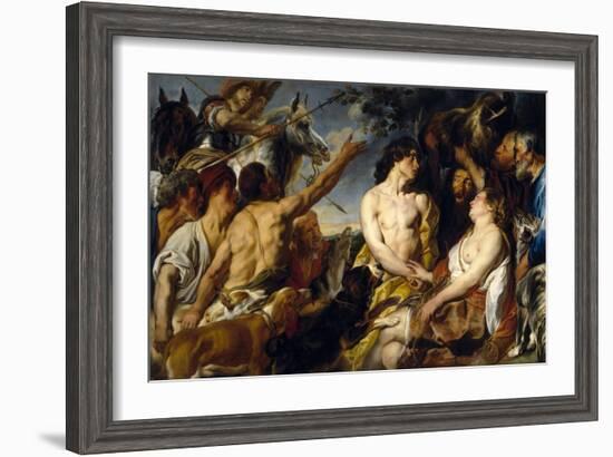 Meleager and Atalanta, 1620-1650-Jacob Jordaens-Framed Giclee Print