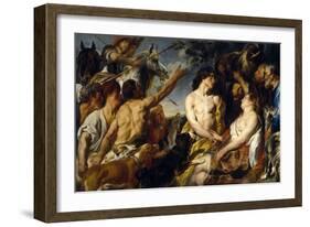 Meleager and Atalanta, 1620-1650-Jacob Jordaens-Framed Giclee Print