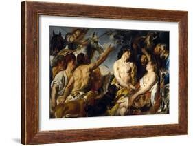 Meleager and Atalanta, 1620-1650-Jacob Jordaens-Framed Giclee Print