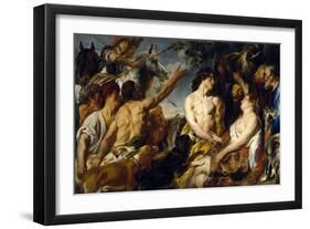 Meleager and Atalanta, 1620-1650-Jacob Jordaens-Framed Giclee Print