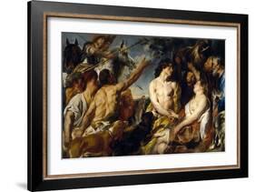 Meleager and Atalanta, 1620-1650-Jacob Jordaens-Framed Giclee Print