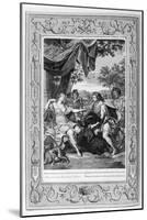 Meleager Presents the Boar's Head to Atalanta, 1733-Bernard Picart-Mounted Giclee Print