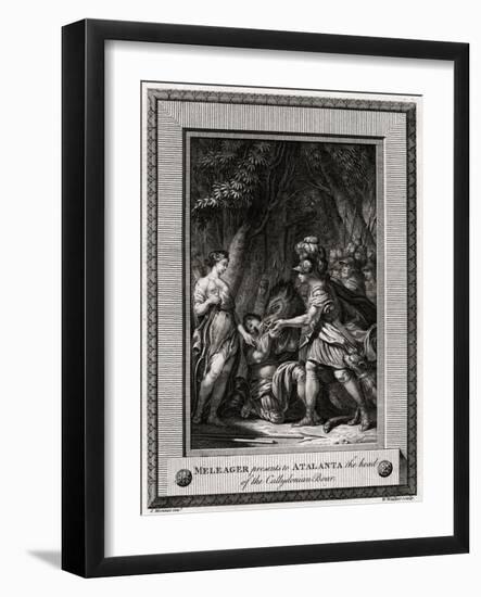 Meleager Presents to Atalanta the Head of the Callydonian Boar, 1774-W Walker-Framed Giclee Print