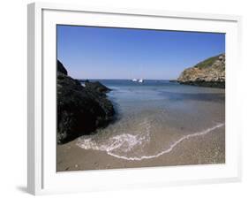 Melen Harbour, Groix Island, off the Coast of Brittany, France-Guy Thouvenin-Framed Photographic Print