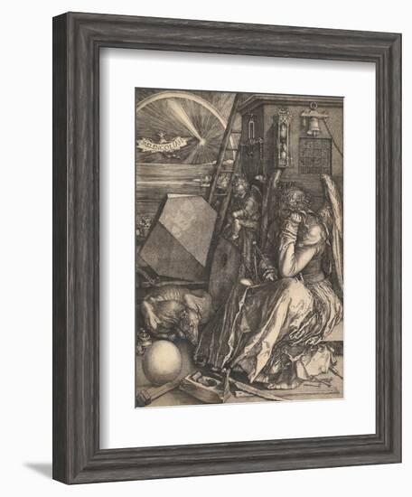 Melencolia I, 1514-Albrecht Dürer or Duerer-Framed Giclee Print