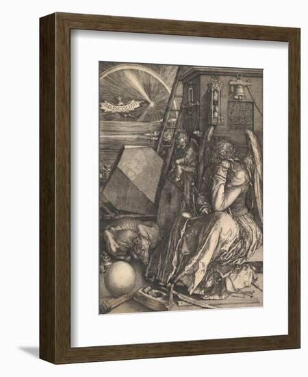 Melencolia I, 1514-Albrecht Dürer or Duerer-Framed Giclee Print