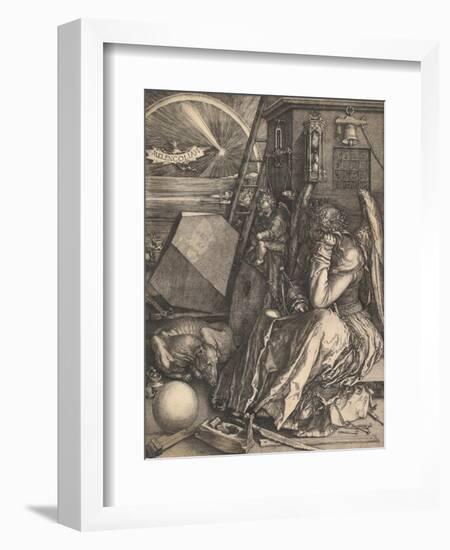 Melencolia I, 1514-Albrecht Dürer or Duerer-Framed Giclee Print