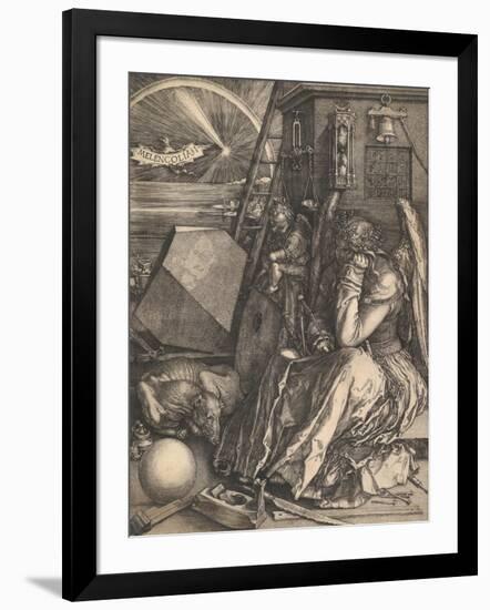 Melencolia I, 1514-Albrecht Dürer or Duerer-Framed Giclee Print