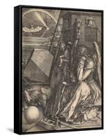 Melencolia I, 1514-Albrecht Dürer or Duerer-Framed Stretched Canvas