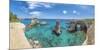 Melendugno, province of Lecce, Salento, Apulia, Italy. The Faraglioni in Torre Sant'Andrea-ClickAlps-Mounted Photographic Print