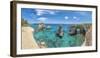 Melendugno, province of Lecce, Salento, Apulia, Italy. The Faraglioni in Torre Sant'Andrea-ClickAlps-Framed Photographic Print