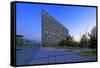 Melia Hotel on Kirchberg in Luxembourg City, Grand Duchy of Luxembourg, Europe-Hans-Peter Merten-Framed Stretched Canvas